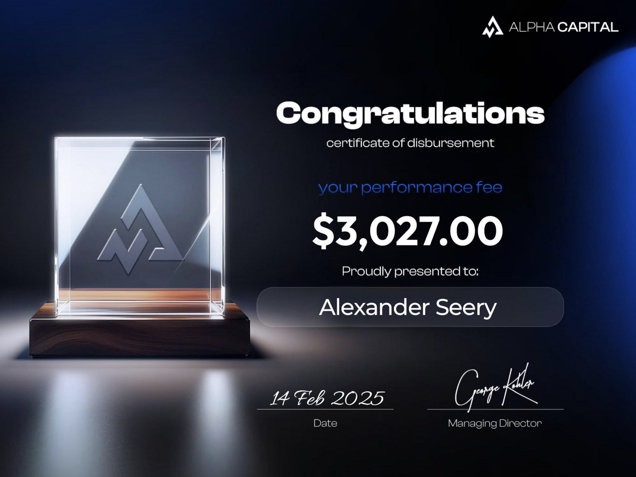 Alex Certifications 1